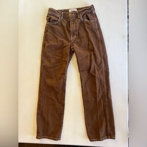 Reformation Brown Jeans